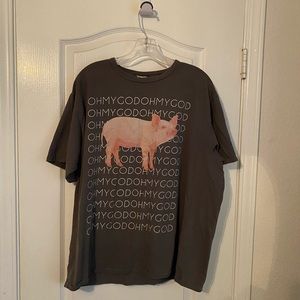 Shane Dawson “Oh My God” Pig Shirt XL